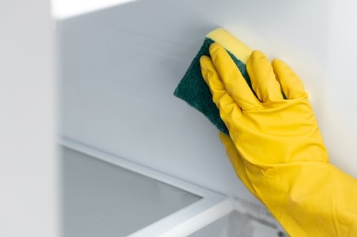 Professional cleaning of a bright interior surface in Lancaster County